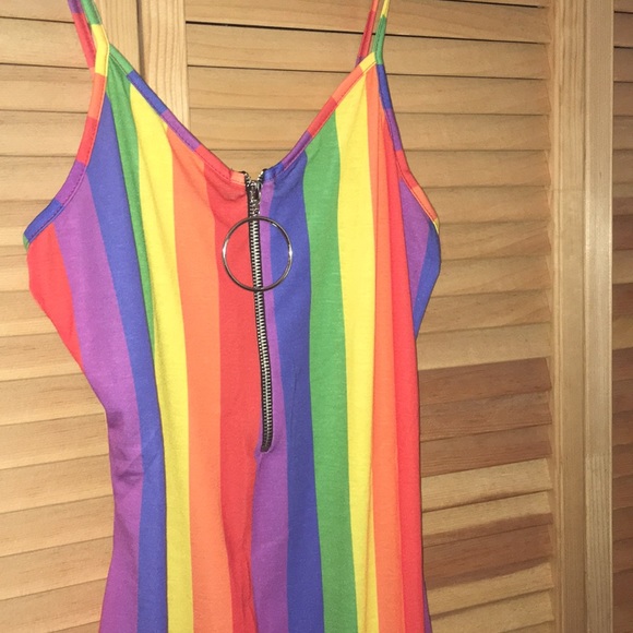 🌈Spaghetti strap midi dress - Picture 5 of 7